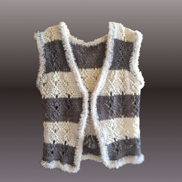 Crochet Patchwork Vest