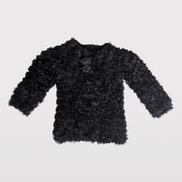 Fuzzy Black Sweater